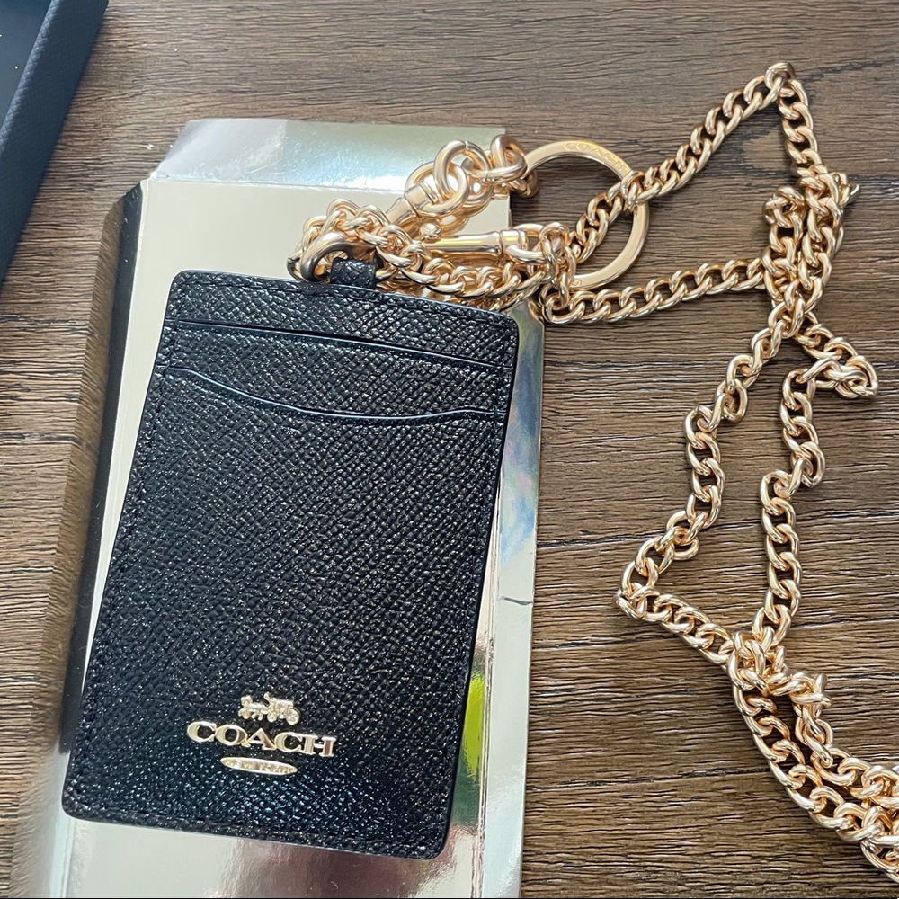 Coach lanyard, new with tags and box